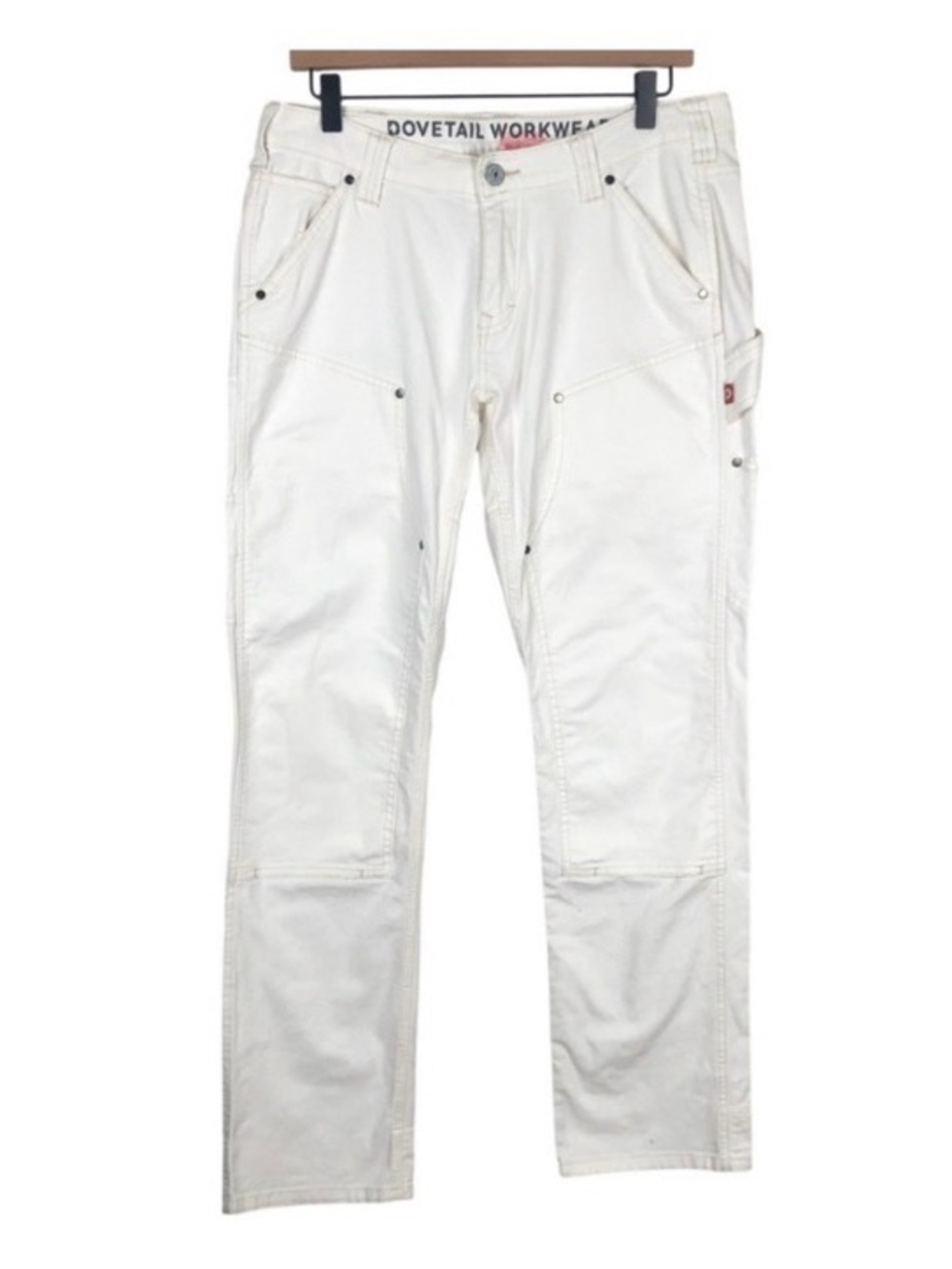 Dovetail Workwear Anna Taskpant White Utility Trousers